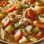 sopa de pollo casera