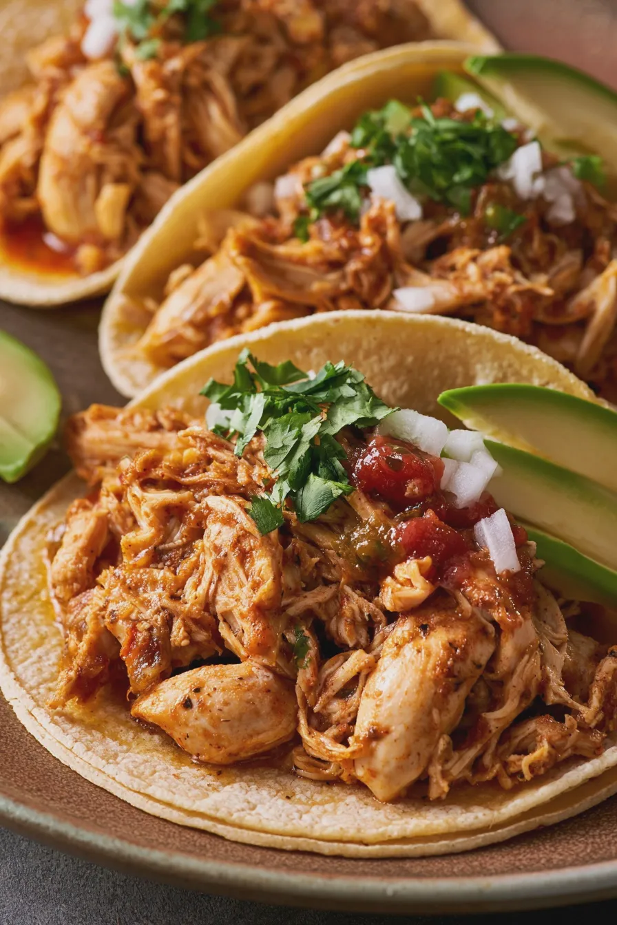 tacos de pollo