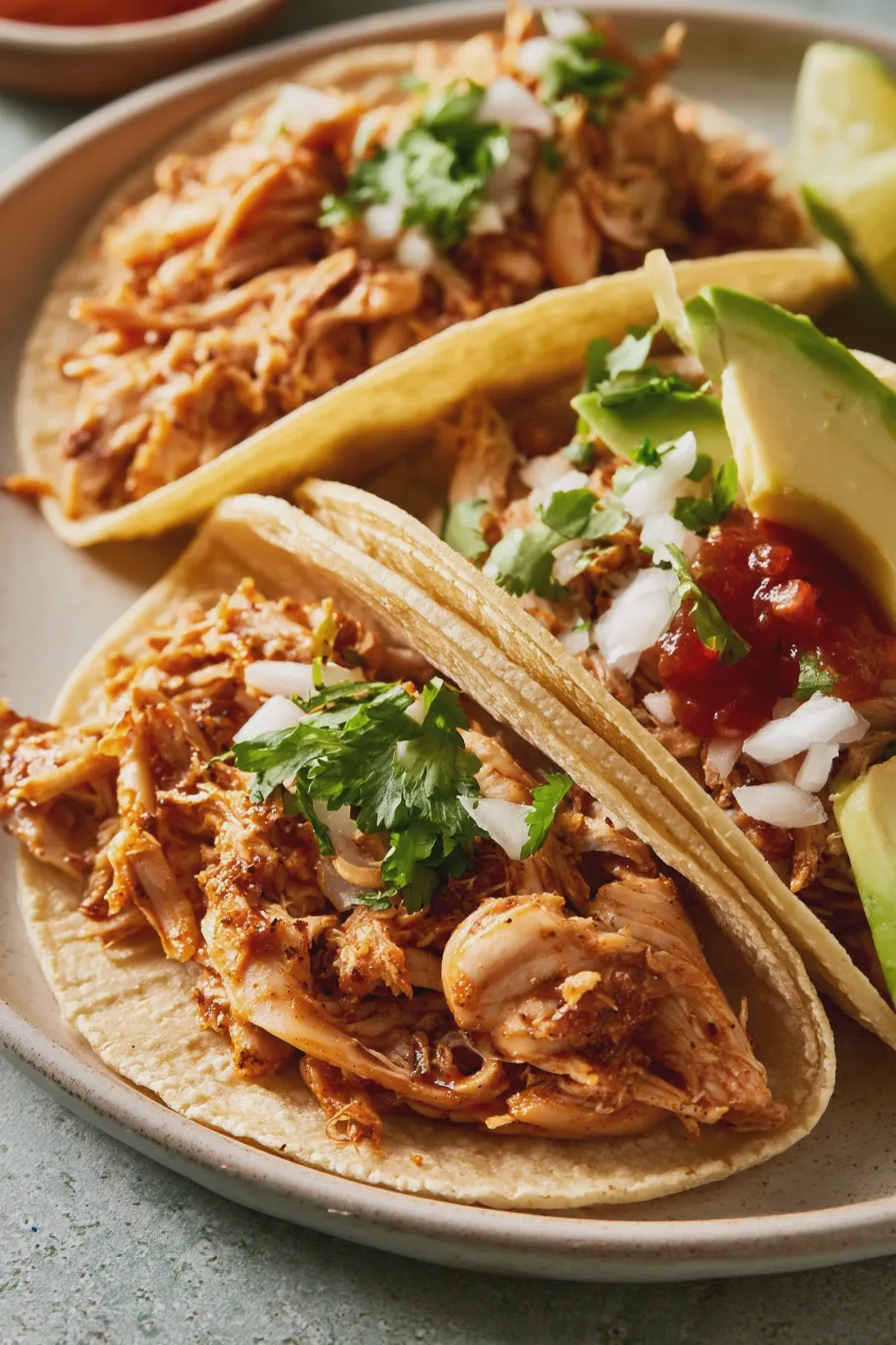tacos de pollo