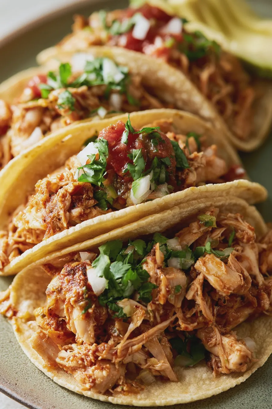 tacos de pollo