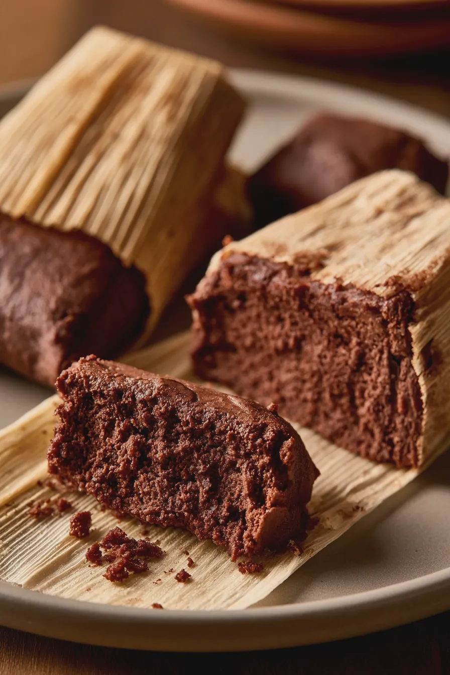 tamales de chocolate