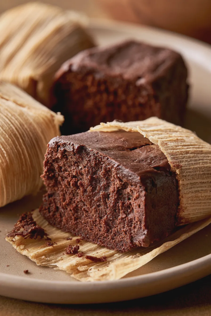 Tamales de chocolate fáciles y rápidos para cualquier ocasión