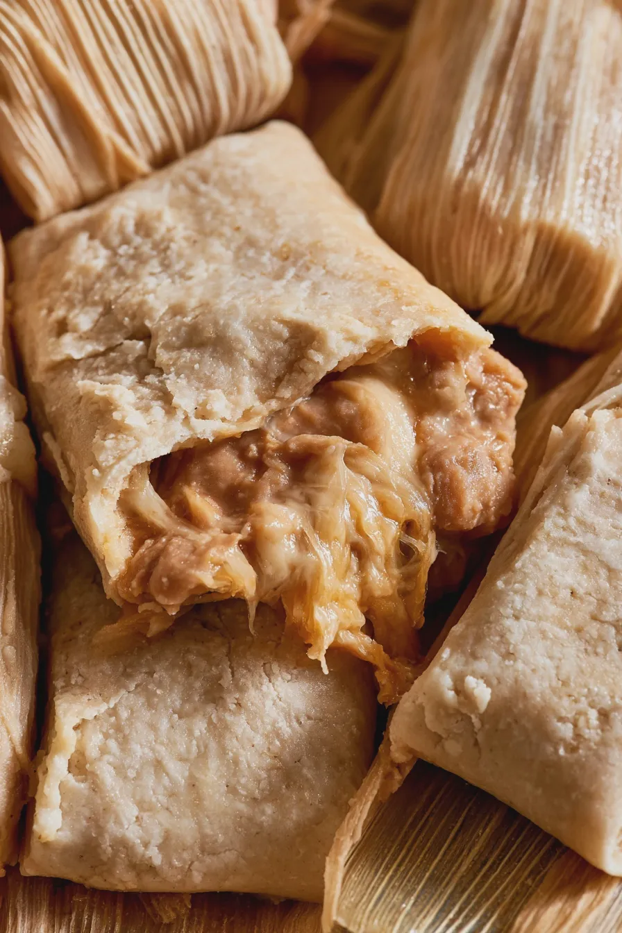 tamales de frijol y queso
