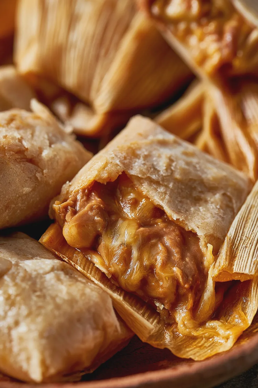 Tamales de frijol y queso receta fácil y rápida