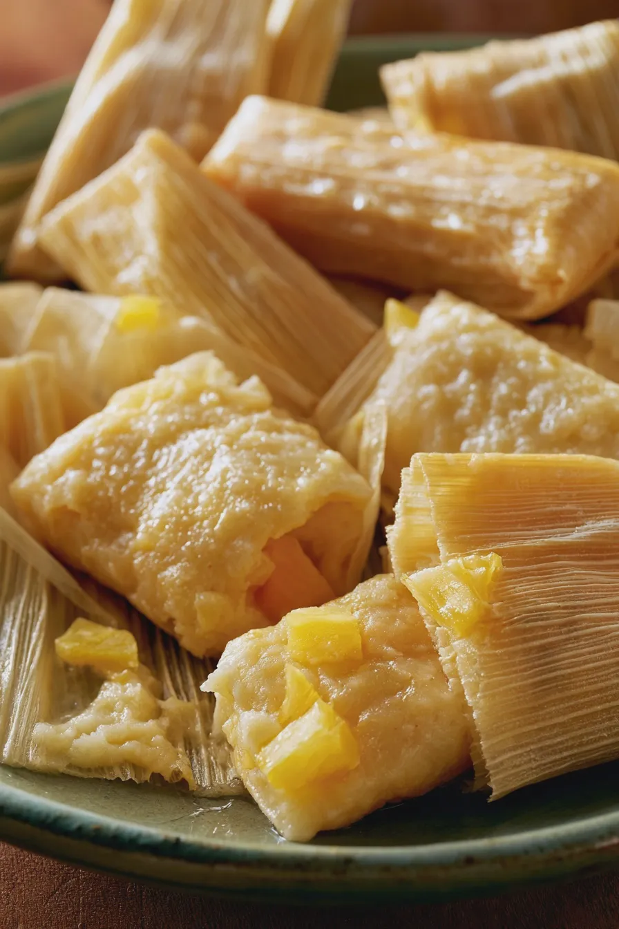 tamales de piña