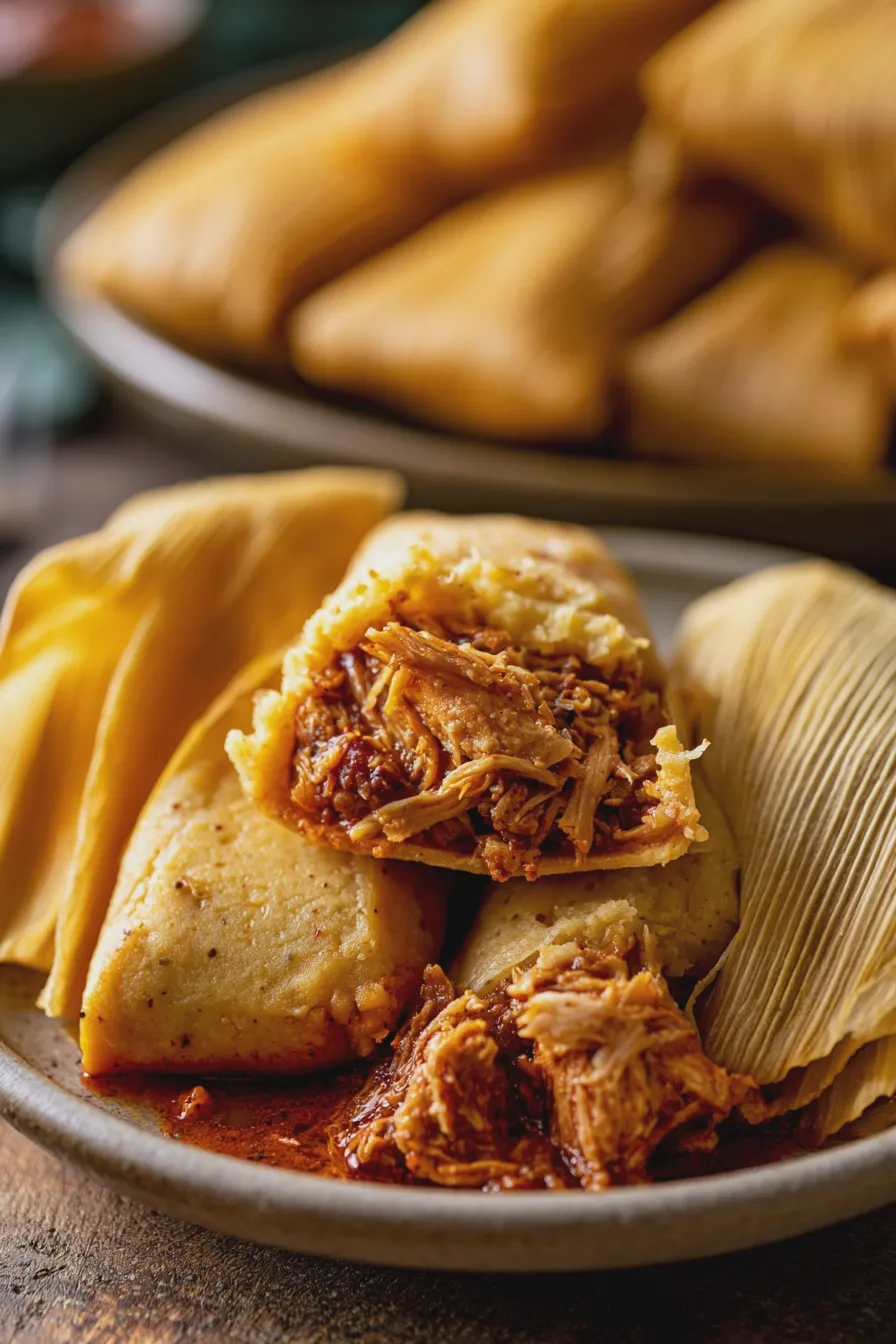 tamales de pollo