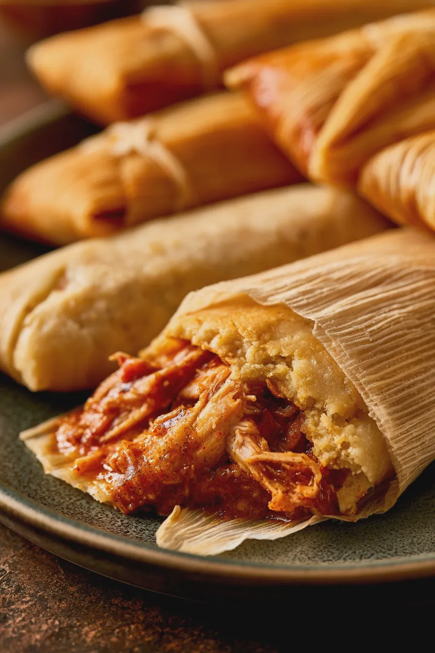 tamales de pollo