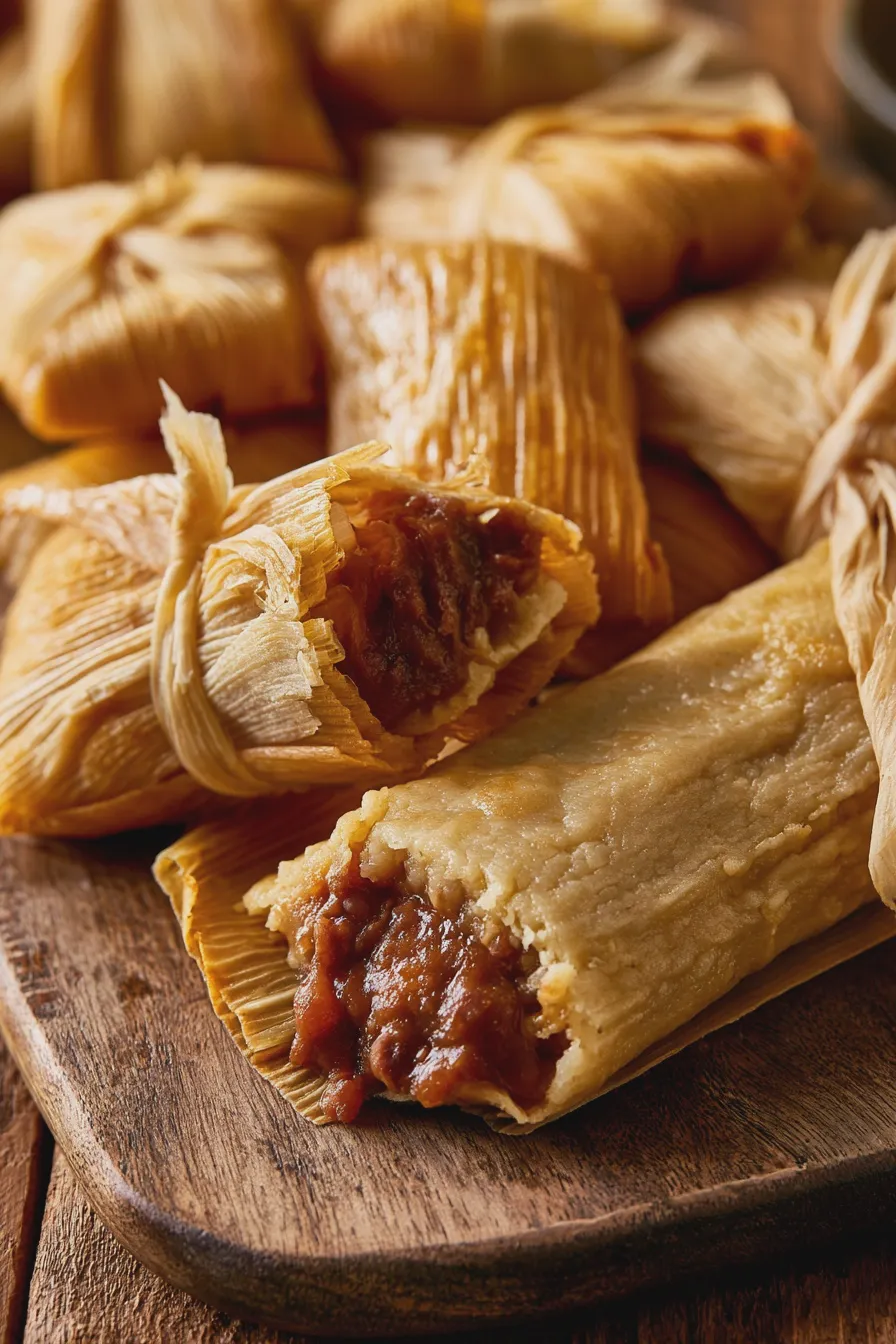 tamales vegetarianos de frijol