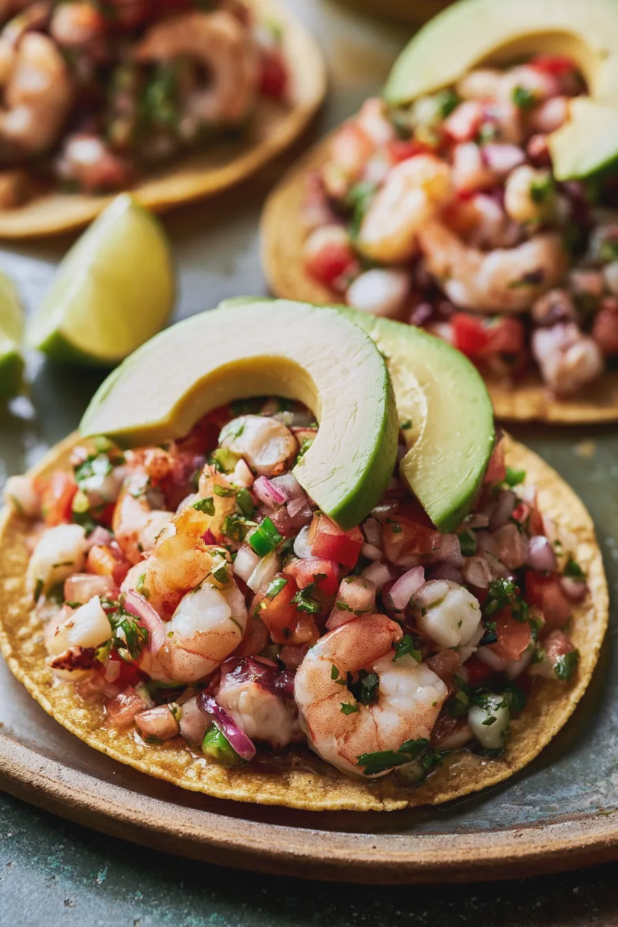 tostadas de mariscos