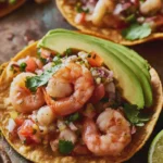 tostadas de mariscos